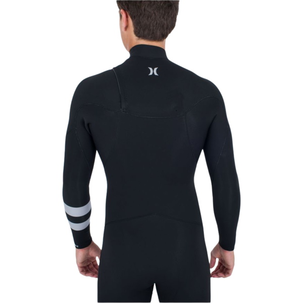 2026 Hurley Da Uomo Advant 3/2mm Chest Zip Muta MFS0013322 - Black